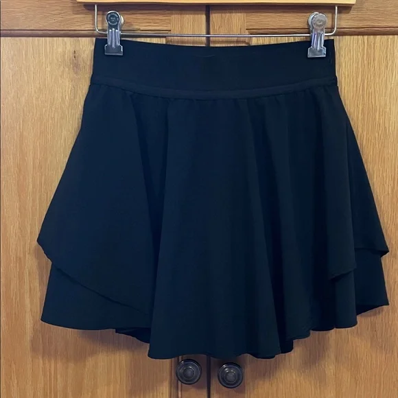 Lululemon Court Rival High Rise Skirt Tall Black 4 Pockets - Picture 4 of 16